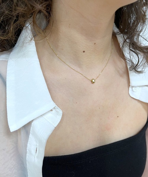 mystic（ミスティック）の「[eau un bijou]  gold stone necklace（ネックレス・レディース・ゴールド・ONE SIZE）」の9枚目の写真