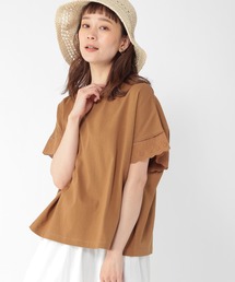 studio CLIP | 袖レースカットプルオーバー(Tシャツ/カットソー)