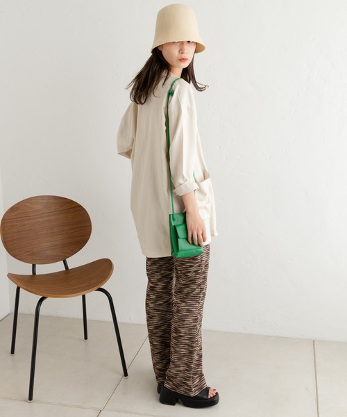 Kastane（カスタネ）の「【SETUP対応】グラデボーダージャガードパンツ（その他パンツ・レディース・ブラウン/グリーン・FREE）」の16枚目の写真