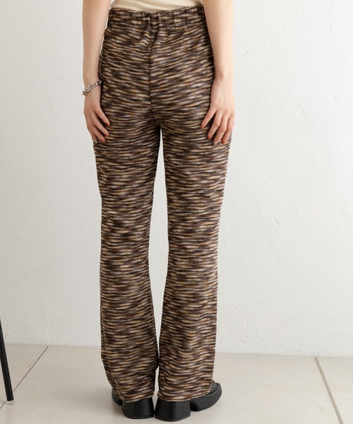 Kastane（カスタネ）の「【SETUP対応】グラデボーダージャガードパンツ（その他パンツ・レディース・ブラウン/グリーン・FREE）」の8枚目の写真