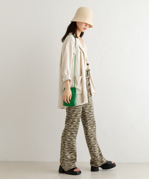 Kastane（カスタネ）の「【SETUP対応】グラデボーダージャガードパンツ（その他パンツ・レディース・ブラウン/グリーン・FREE）」の9枚目の写真