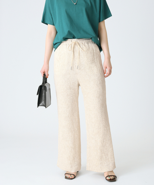 B.C STOCK（ベーセーストック）の「L/Rクレープイージーパンツ（その他パンツ・レディース・ブラック/グリーン/アイボリー・FREE）」の22枚目の写真