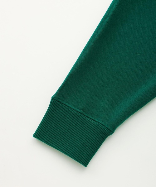 X-girl（エックスガール）の「OVAL LOGO PATCH SWEAT HOODIE（パーカー・レディース・ブラック/ダークグリーン/バーガンディー・S/M/L/XL）」の19枚目の写真