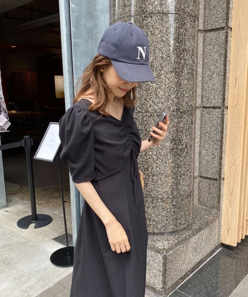 one after another NICE CLAUP(ワンアフターアナザーナイスクラップ)の「マルチウェイセットワンピース(ワンピース・レディース・ブラック/ブラック系その他/グリーン系その他/ライム・FREE)」の13枚目の写真