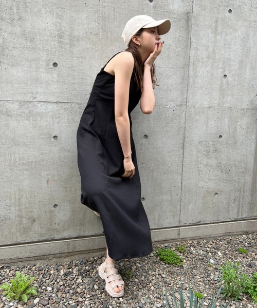 one after another NICE CLAUP(ワンアフターアナザーナイスクラップ)の「マルチウェイセットワンピース(ワンピース・レディース・ブラック/ブラック系その他/グリーン系その他/ライム・FREE)」の14枚目の写真