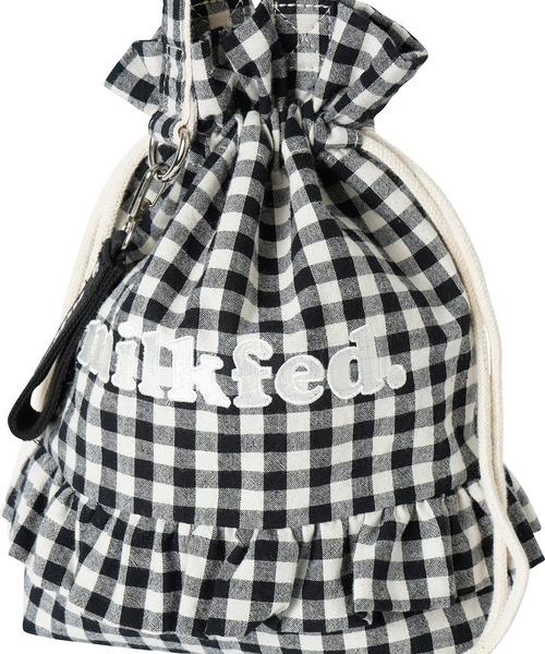 MILKFED.（ミルクフェド）の「COOPER FRILL DRAWSTRING BAG MINI