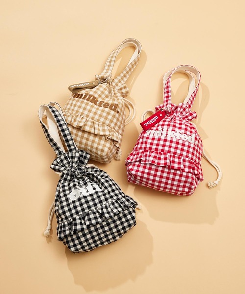 MILKFED.（ミルクフェド）の「COOPER FRILL DRAWSTRING BAG MINI