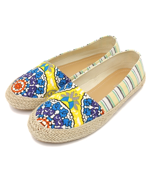 チャイハネ（チャイハネ）の「【チャイハネ】トロピカルエスパドリーユ＜LADIES＞（スリッポン・レディース・クリアグリーン/カラフル/ジャマイカ/ネイビー・MEDIUM/LARGE）」の16枚目の写真