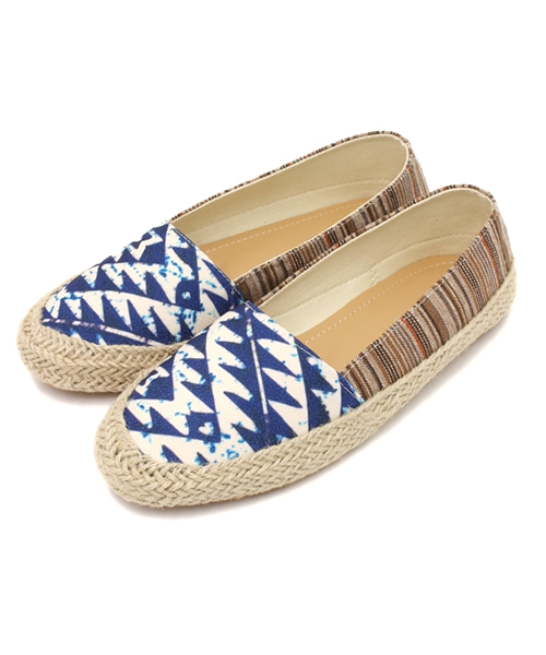 チャイハネ（チャイハネ）の「【チャイハネ】トロピカルエスパドリーユ＜LADIES＞（スリッポン・レディース・クリアグリーン/カラフル/ジャマイカ/ネイビー・MEDIUM/LARGE）」の6枚目の写真