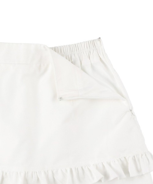 MIRO AMURETTE(ミロアミュレット)の「waist mini skirt(スカート・レディース・ホワイト/ブラック・FREE)」の3枚目の写真