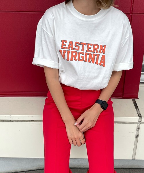 LE MORE（リモア）の「ヴィンテージロゴTシャツ（Tシャツ/カットソー・レディース・アイボリー/クリーム・FREE）」の4枚目の写真