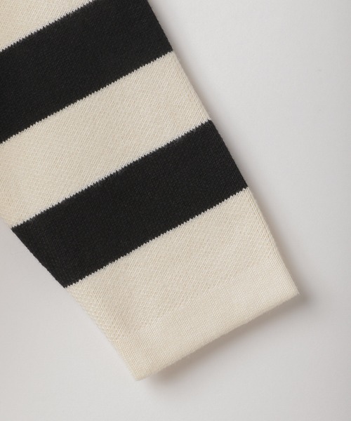 LOWRYS FARM（ローリーズファーム）の「ボーダーニットプルオーバー　357620（ニット/セーター・キッズ・グリーン/ブルー/ネイビー/ブラック/ブラック系その他・110cm/120cm/130cm/140cm/150cm）」の8枚目の写真