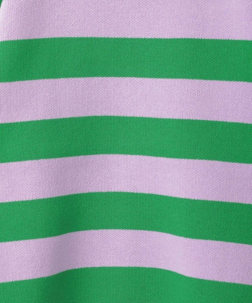 LOWRYS FARM（ローリーズファーム）の「ボーダーニットプルオーバー　357620（ニット/セーター・キッズ・グリーン/ブルー/ネイビー/ブラック/ブラック系その他・110cm/120cm/130cm/140cm/150cm）」の13枚目の写真