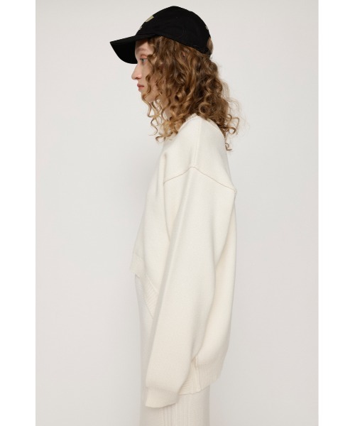 SLY（スライ）の「MILANO RIB 2WAY TOPS ミラノリブ 2ウェイ トップス ニット（ニット/セーター・レディース・オレンジ/アイボリー/ブラック/ブルー・FREE）」の9枚目の写真