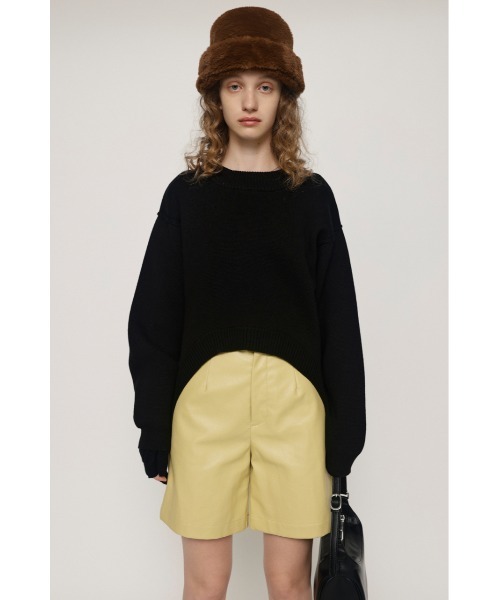 SLY（スライ）の「MILANO RIB 2WAY TOPS ミラノリブ 2ウェイ トップス ニット（ニット/セーター・レディース・オレンジ/アイボリー/ブラック/ブルー・FREE）」の11枚目の写真