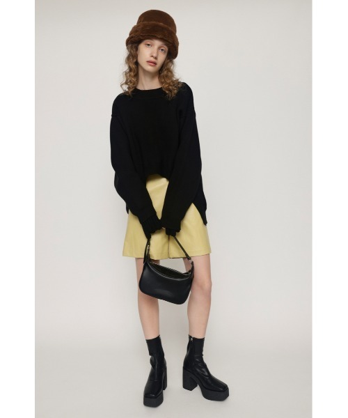 SLY（スライ）の「MILANO RIB 2WAY TOPS ミラノリブ 2ウェイ トップス ニット（ニット/セーター・レディース・オレンジ/アイボリー/ブラック/ブルー・FREE）」の12枚目の写真