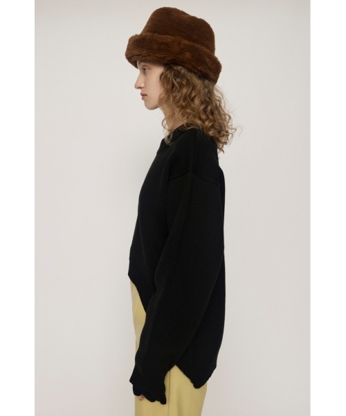 SLY（スライ）の「MILANO RIB 2WAY TOPS ミラノリブ 2ウェイ トップス ニット（ニット/セーター・レディース・オレンジ/アイボリー/ブラック/ブルー・FREE）」の15枚目の写真
