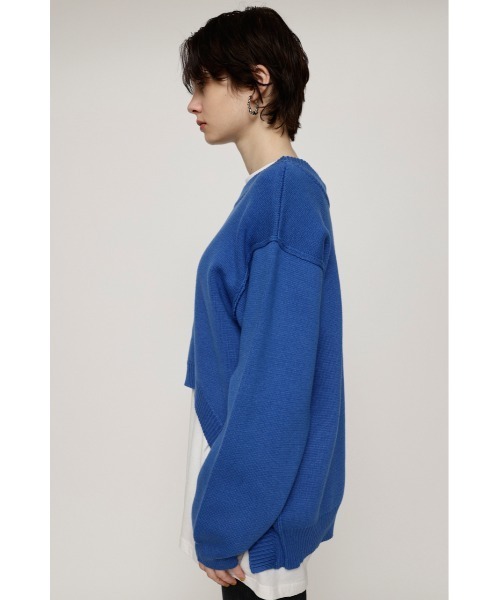 SLY（スライ）の「MILANO RIB 2WAY TOPS ミラノリブ 2ウェイ トップス ニット（ニット/セーター・レディース・オレンジ/アイボリー/ブラック/ブルー・FREE）」の21枚目の写真