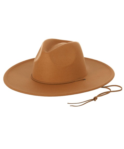 anap mimpi（アナップミンピ）の「ツバヒロ中折紐付ハット（ハット・レディース・ブラウン/アイボリー/ダークブラウン・FREE）」の6枚目の写真