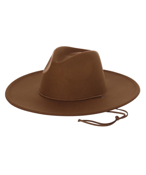 anap mimpi（アナップミンピ）の「ツバヒロ中折紐付ハット（ハット・レディース・ブラウン/アイボリー/ダークブラウン・FREE）」の5枚目の写真