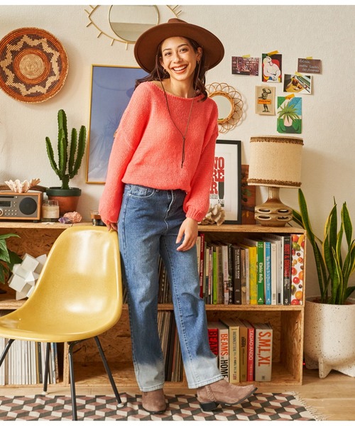 anap mimpi（アナップミンピ）の「ツバヒロ中折紐付ハット（ハット・レディース・ブラウン/アイボリー/ダークブラウン・FREE）」の11枚目の写真