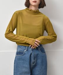 RETRO GIRL | シアーレイヤードHNカットソー(Tシャツ/カットソー)