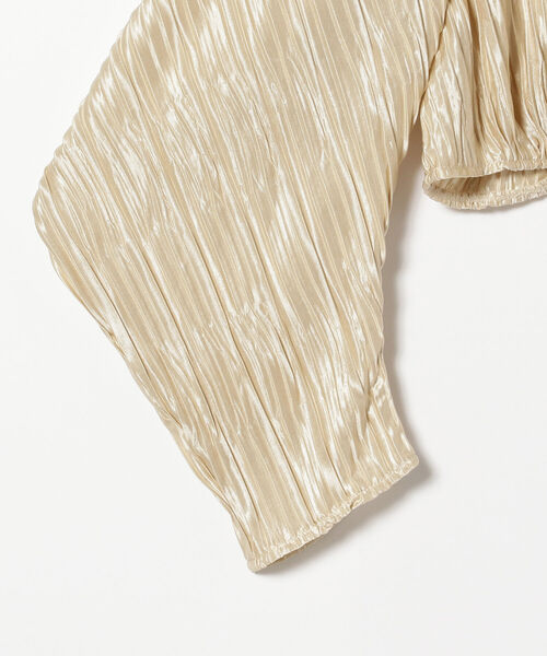 レイビームス✨GHOSPELL Alva Plisse Cropped Top Ray BEAMS（レイビームス）の「GHOSPELL / Alva Plisse Cropped