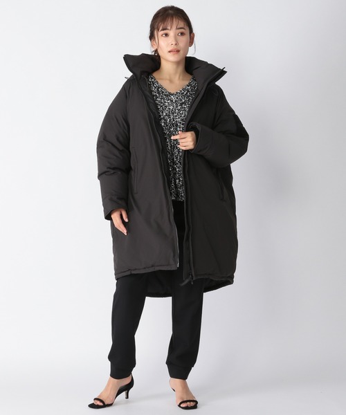 WILD THINGS（ワイルドシングス）の「BARNYARDSTORM / WILD THINGS別注/モンスターダウン（ダウンジャケット/コート・レディース・ブラック/オフホワイト・1/0）」の15枚目の写真