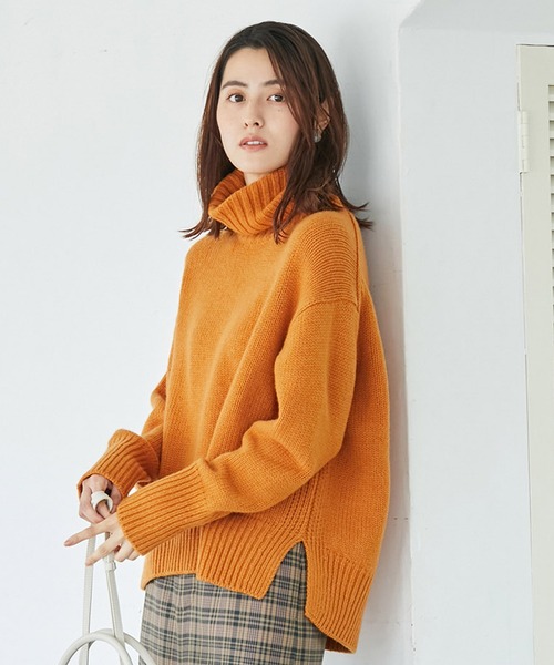 ROPE'（ロペ）の「タスマニアウールタートルネックニット（ニット