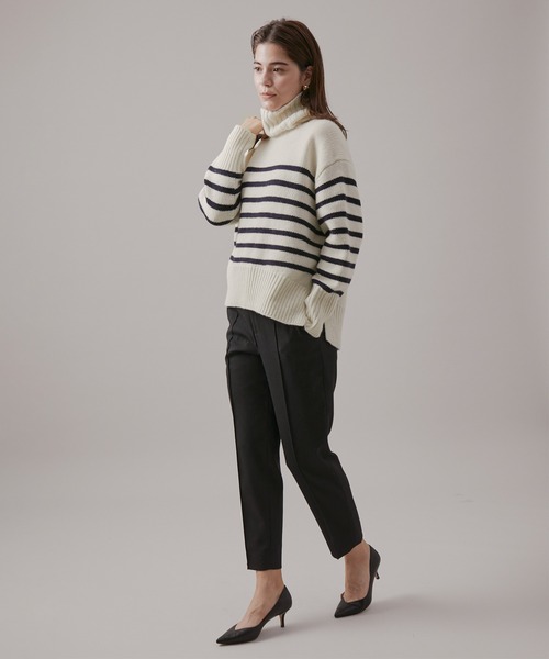 ROPE'（ロペ）の「タスマニアウールタートルネックニット（ニット/セーター・レディース・ホワイト/オリーブ/オレンジ/ピンク系その他/ホワイト系その他2・38）」の7枚目の写真