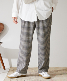 417 EDIFICE | ツイードライク チェックパンツ(スラックス)