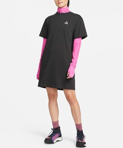 ナイキエーシージー NIKE ACG 【WMNS ACG DFADV LUPINE S S DRESS】 Tシャツワンピース DB3603-045 チ NIKE ACG(ナイキエーシージー) 【WMNS ACG DFADV LUPINE S S
