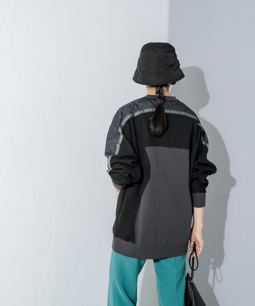 PUMA（プーマ）の「【PUMA×MARKET（プーマ×マーケット）】リラックスクルースウェット（スウェット・レディース・ブラック・MEDIUM）」の9枚目の写真