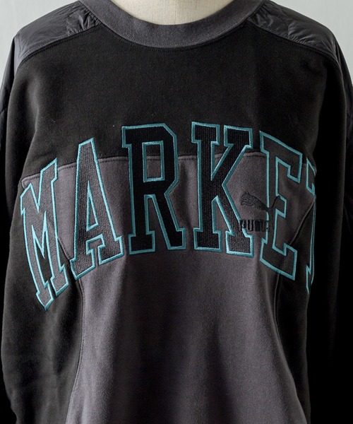 PUMA（プーマ）の「【PUMA×MARKET（プーマ×マーケット）】リラックスクルースウェット（スウェット・レディース・ブラック・MEDIUM）」の22枚目の写真