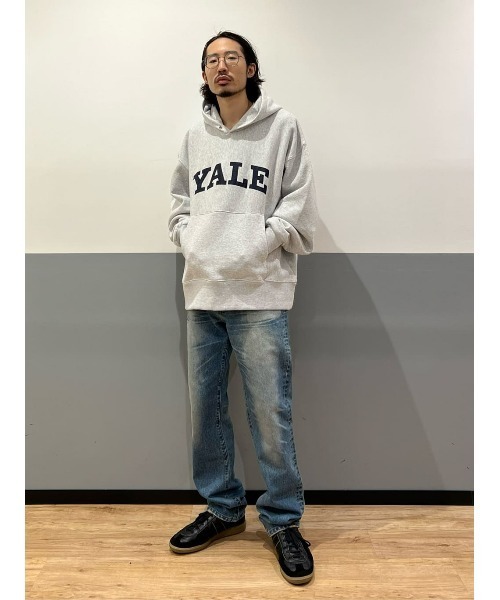 Right-on(ライトオン)の「カレッジパーカー(パーカー・メンズ・ネイビー/パープル/グレー・S/M/L/XL)」の16枚目の写真