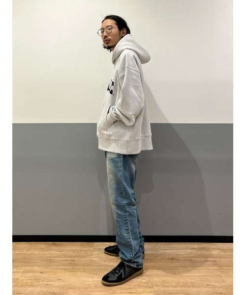 Right-on(ライトオン)の「カレッジパーカー(パーカー・メンズ・ネイビー/パープル/グレー・S/M/L/XL)」の17枚目の写真