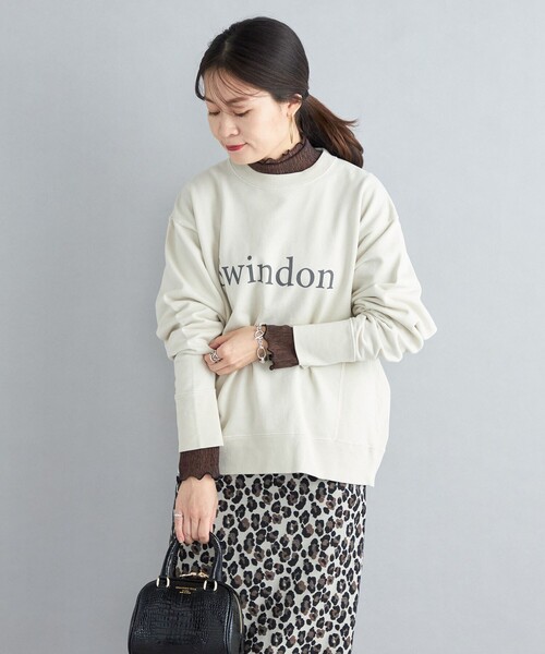 Odub（オーダブ）の「【SHIPS別注】Odub:ロングスリーブスウェット（スウェット・レディース・ネイビー/ライトグレー/ライトグリーン/ベージュ/ピンク・ONE SIZE）」の19枚目の写真