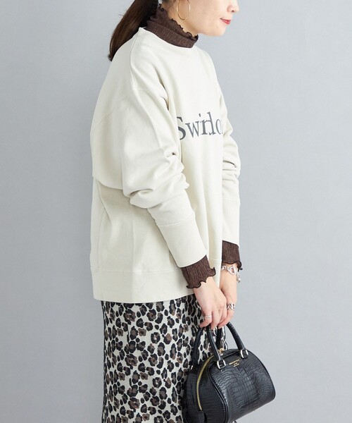 Odub（オーダブ）の「【SHIPS別注】Odub:ロングスリーブスウェット（スウェット・レディース・ネイビー/ライトグレー/ライトグリーン/ベージュ/ピンク・ONE SIZE）」の22枚目の写真