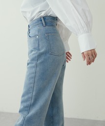natural couture | 大人ナチュ/長さ変えれるセルフカットデニム(デニムパンツ)
