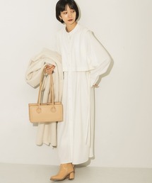 KBF | レイヤードドロストシャツワンピース(ワンピース)
