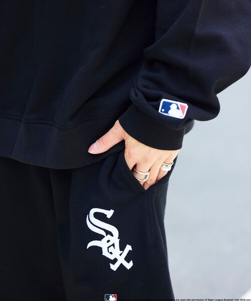 MLB(メジャーリーグベースボール)の「【MLB/メジャーリーグベースボール】PUBLUX 別注MLBロゴ刺繍スウェットパンツ/裏起毛/ユニセックス(スウェットパンツ・メンズ・ブラック/グレー系その他2/グレー系その他/ネイビー・SMALL/MEDIUM/LARGE)」の20枚目の写真