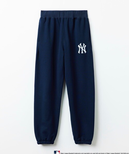 【セール】【MLB/メジャーリーグベースボール】PUBLUX 別注MLBロゴ刺繍スウェットパンツ/裏起毛/ユニセックス（スウェットパンツ