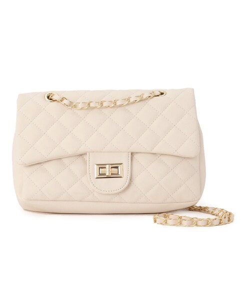 Ober Tashe(オーバータッシェ)の「キルト2WAYショルダーバッグ(ショルダーバッグ・レディース・アイボリー/ブラック/ベージュ/ピンク系/ピンク/ワインレッド/ブルー・FREE)」の8枚目の写真