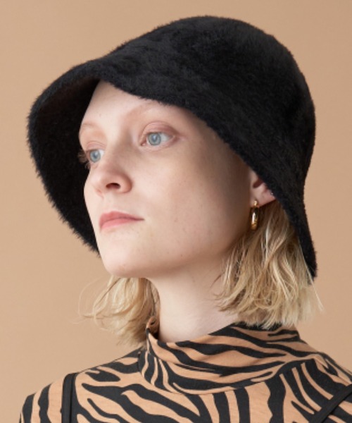 Solace（ソレイス）の「フェザーバケットハット（ハット・レディース・ナチュラル/ブラック・FREE）」の3枚目の写真