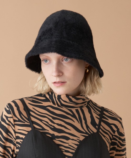 Solace（ソレイス）の「フェザーバケットハット（ハット・レディース・ナチュラル/ブラック・FREE）」の4枚目の写真