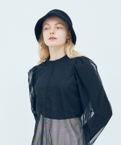 Solace（ソレイス）の「フェザーバケットハット（ハット・レディース・ナチュラル/ブラック・FREE）」の17枚目の写真