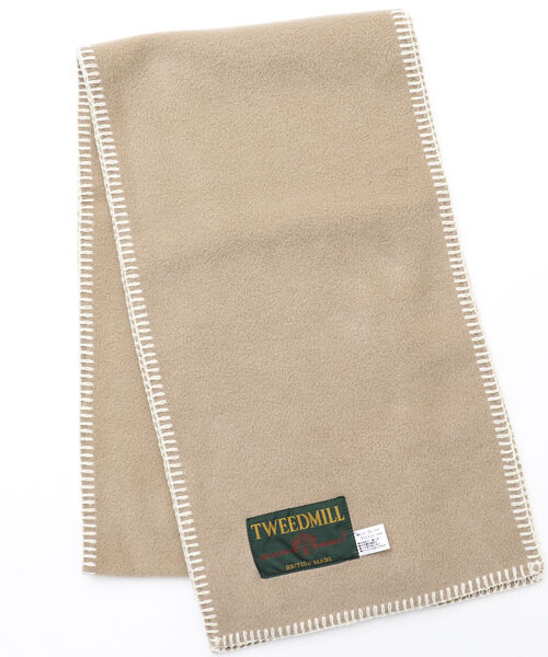 TWEED MILL(ツイードミル)の「【TWEEDMILL/ツイードミル】別注フリースマフラー(マフラー・メンズ・ロイヤルブルー/パープル/ライトグレー/オリーブ/サックスブルー/ブラック/チャコールグレー/ベージュ・FREE)」の5枚目の写真