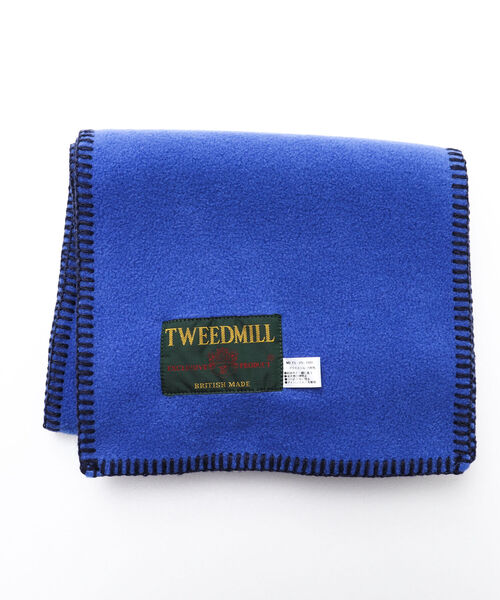 TWEED MILL(ツイードミル)の「【TWEEDMILL/ツイードミル】別注フリースマフラー(マフラー・メンズ・ロイヤルブルー/パープル/ライトグレー/オリーブ/サックスブルー/ブラック/チャコールグレー/ベージュ・FREE)」の9枚目の写真