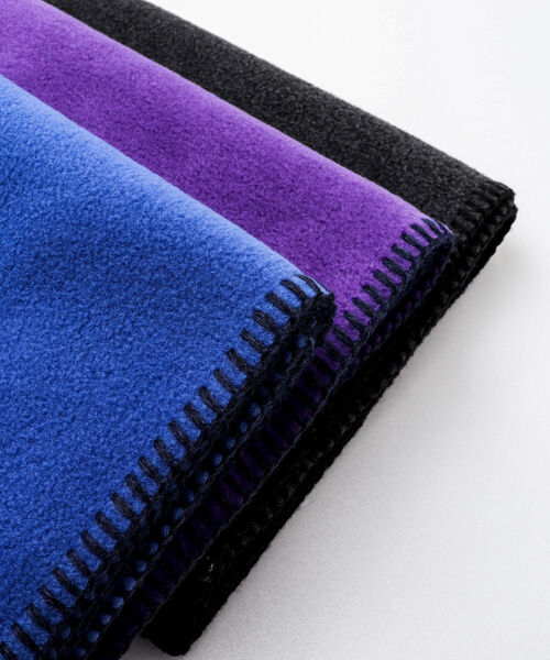 TWEED MILL(ツイードミル)の「【TWEEDMILL/ツイードミル】別注フリースマフラー(マフラー・メンズ・ロイヤルブルー/パープル/ライトグレー/オリーブ/サックスブルー/ブラック/チャコールグレー/ベージュ・FREE)」の13枚目の写真
