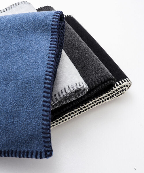 TWEED MILL(ツイードミル)の「【TWEEDMILL/ツイードミル】別注フリースマフラー(マフラー・メンズ・ロイヤルブルー/パープル/ライトグレー/オリーブ/サックスブルー/ブラック/チャコールグレー/ベージュ・FREE)」の19枚目の写真